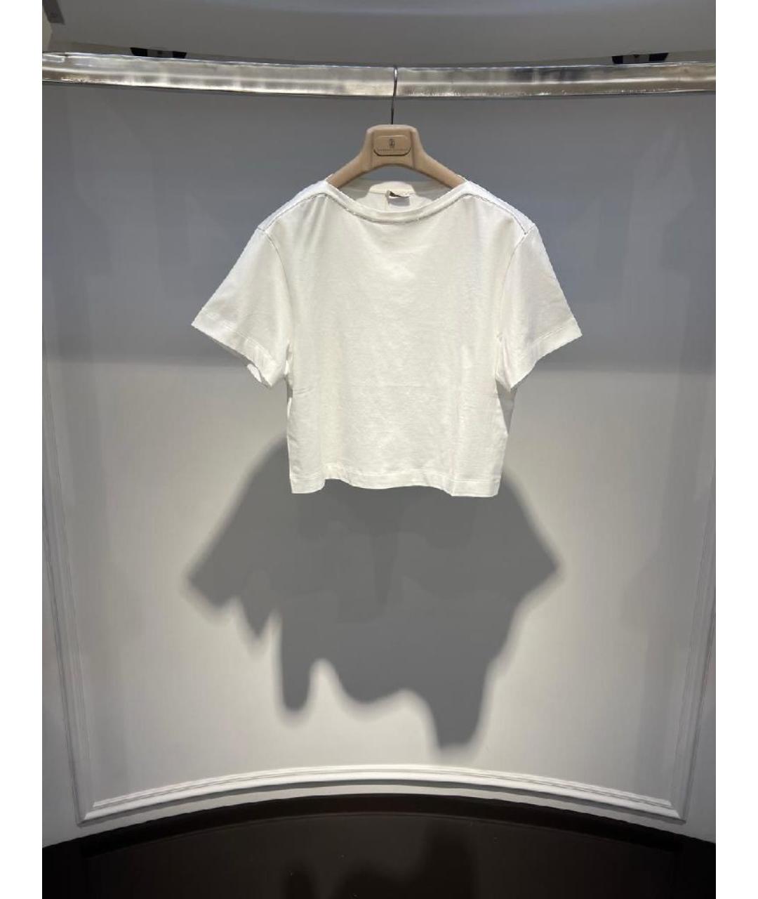BRUNELLO CUCINELLI Белая футболка, фото 3