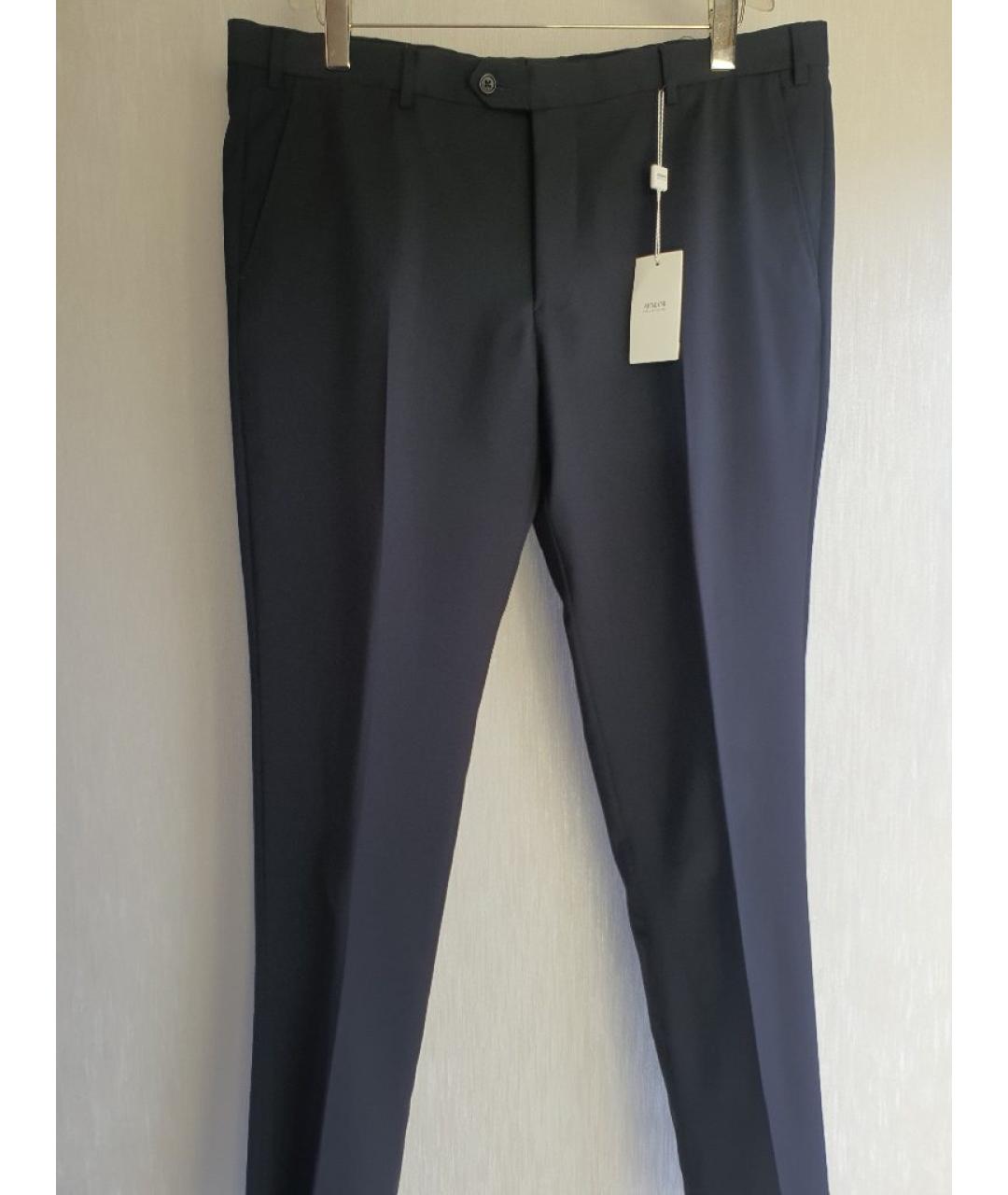 ARMANI COLLEZIONI Черные шерстяные классические брюки, фото 10