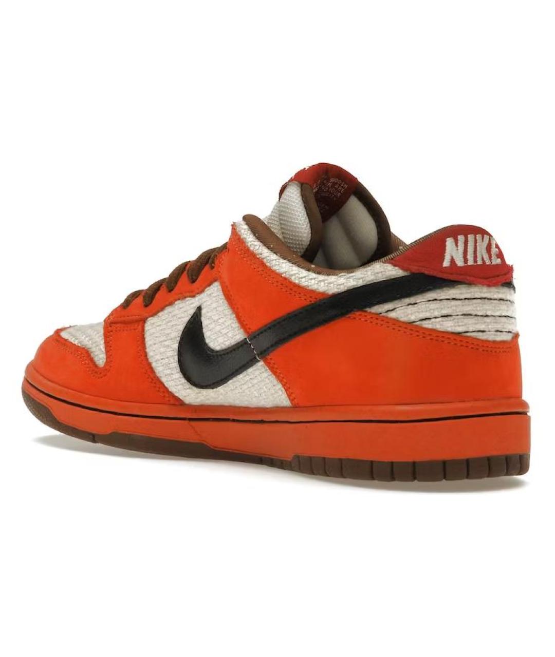 NIKE Красные низкие кроссовки / кеды, фото 4
