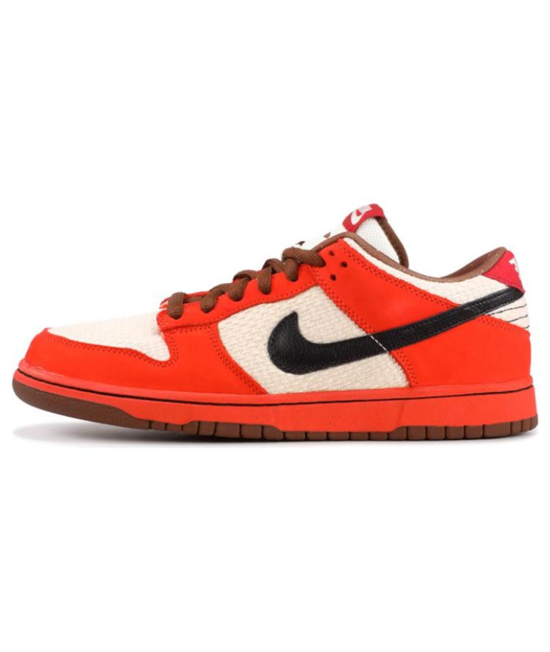NIKE Красные низкие кроссовки / кеды, фото 2