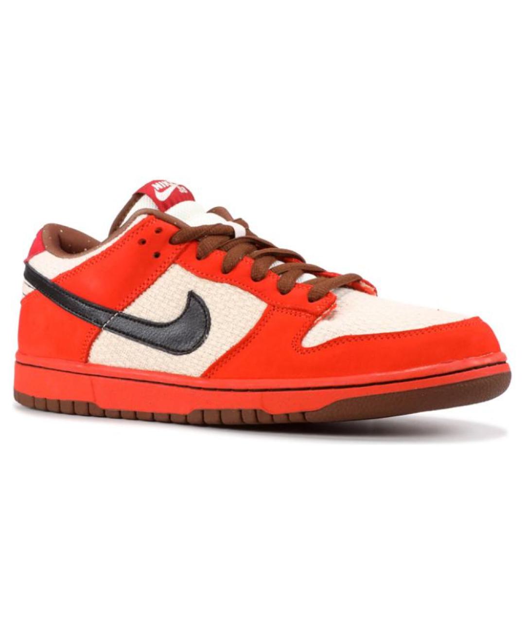NIKE Красные низкие кроссовки / кеды, фото 3