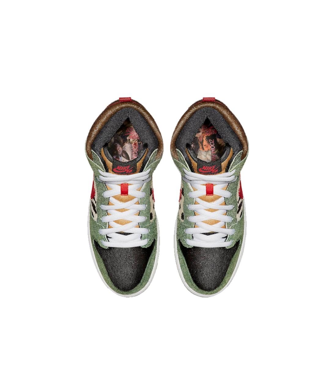 NIKE Зеленые кроссовки, фото 5
