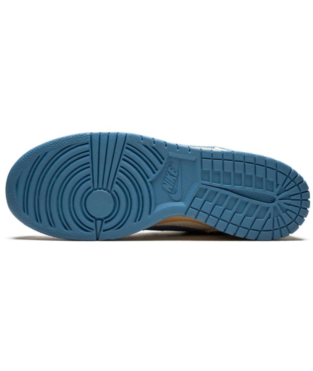 NIKE Бежевые кожаные низкие кроссовки / кеды, фото 6