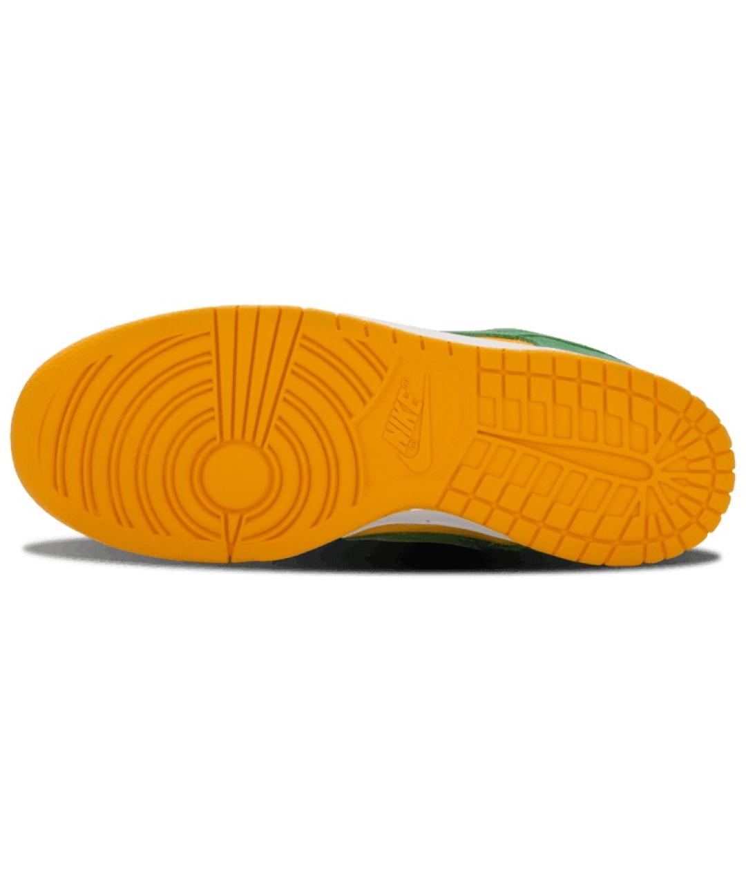 NIKE Зеленые низкие кроссовки / кеды, фото 5