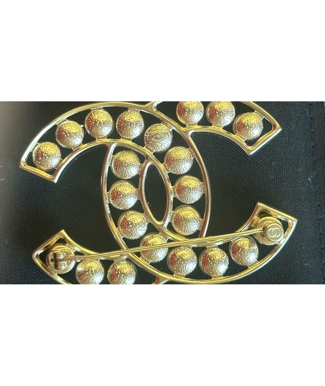 CHANEL Белая жемчужная булавка / брошь, фото 4