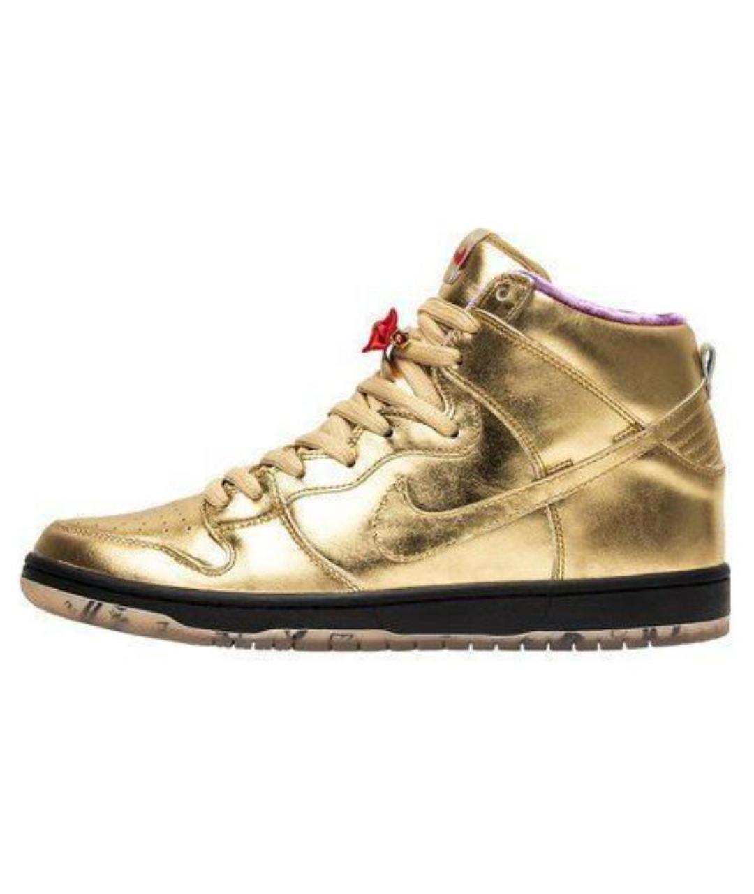 NIKE Золотые кроссовки, фото 2