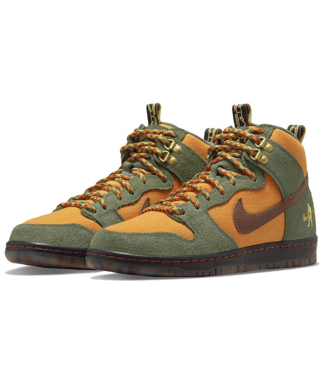 NIKE Зеленые кроссовки, фото 3