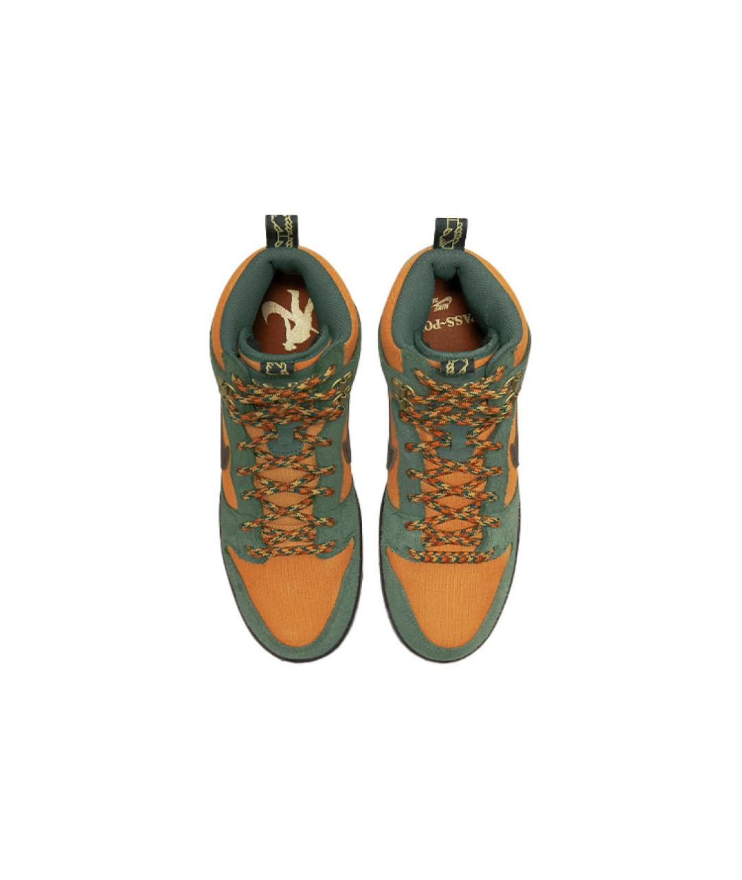 NIKE Зеленые кроссовки, фото 4