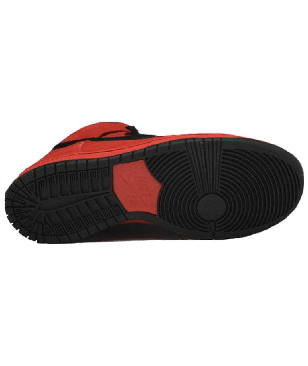 NIKE Красные высокие кроссовки / кеды, фото 4