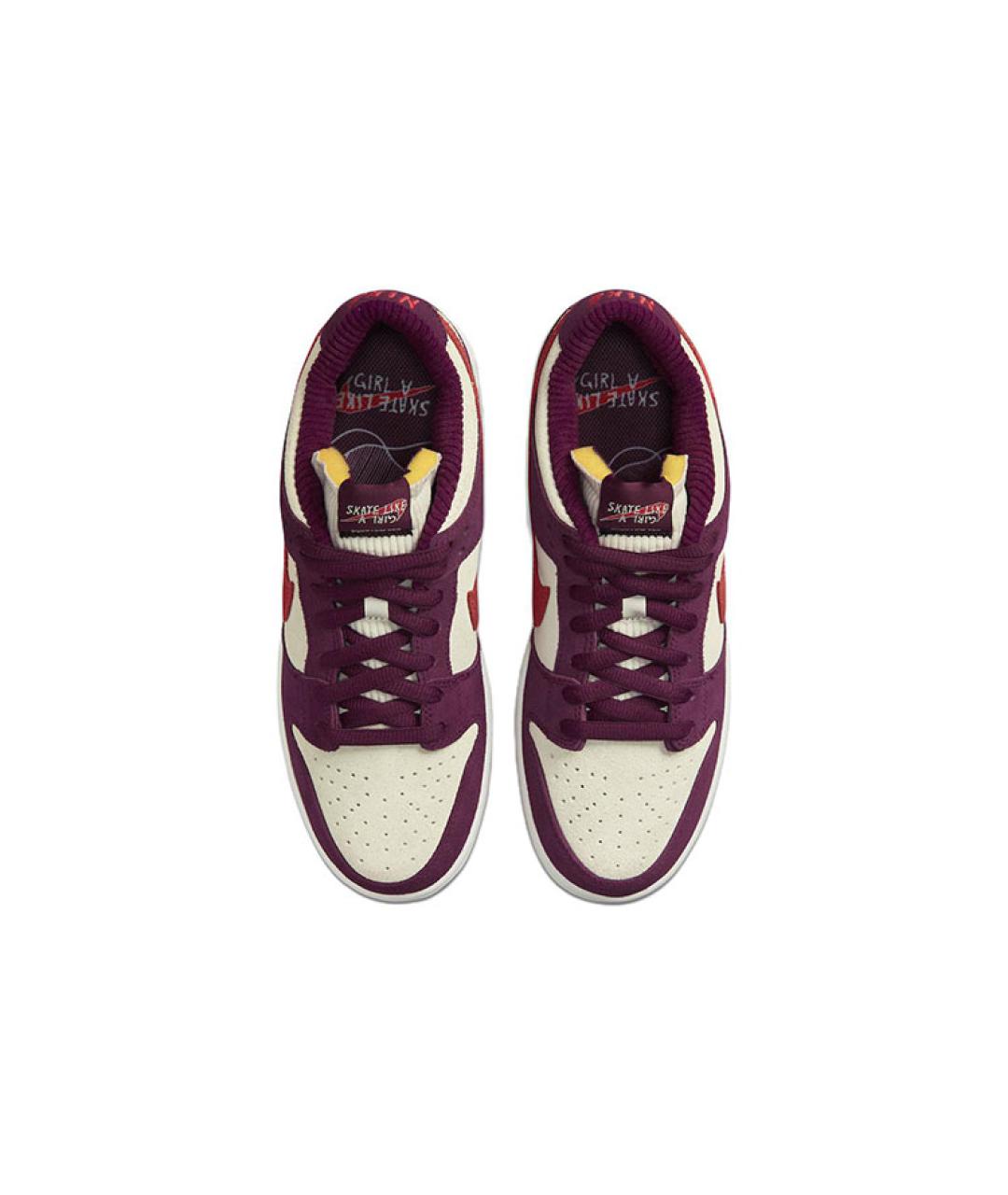 NIKE Бордовые кроссовки, фото 4