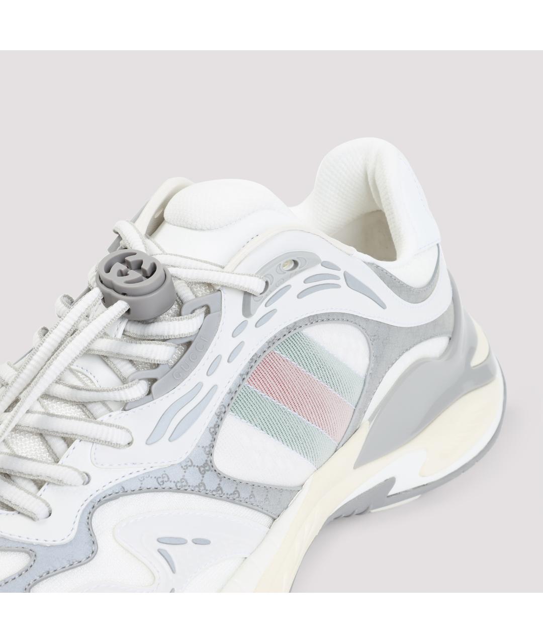 GUCCI Мульти кожаные низкие кроссовки / кеды, фото 6