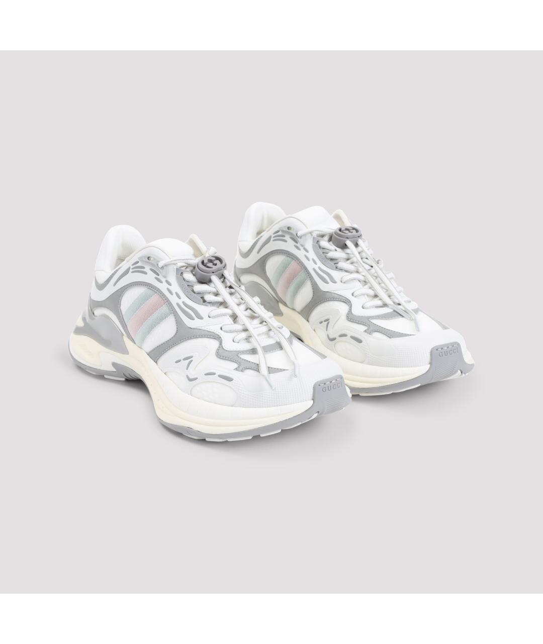 GUCCI Мульти кожаные низкие кроссовки / кеды, фото 5