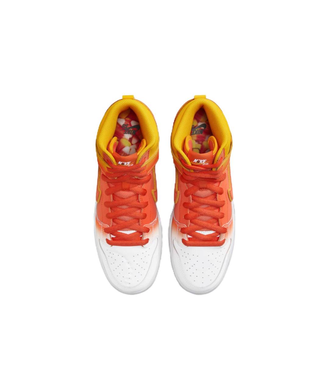 NIKE Оранжевое кроссовки, фото 4