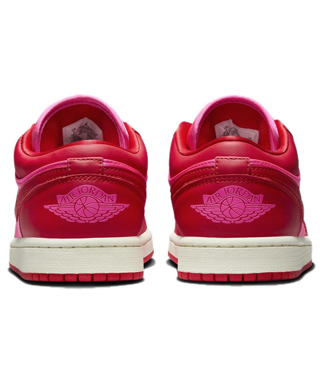 JORDAN Розовые кожаные кеды, фото 5