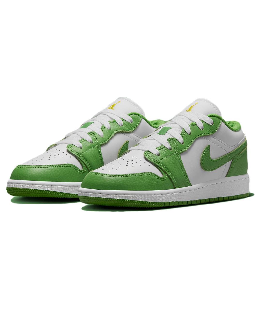 JORDAN Зеленые низкие кроссовки / кеды, фото 4