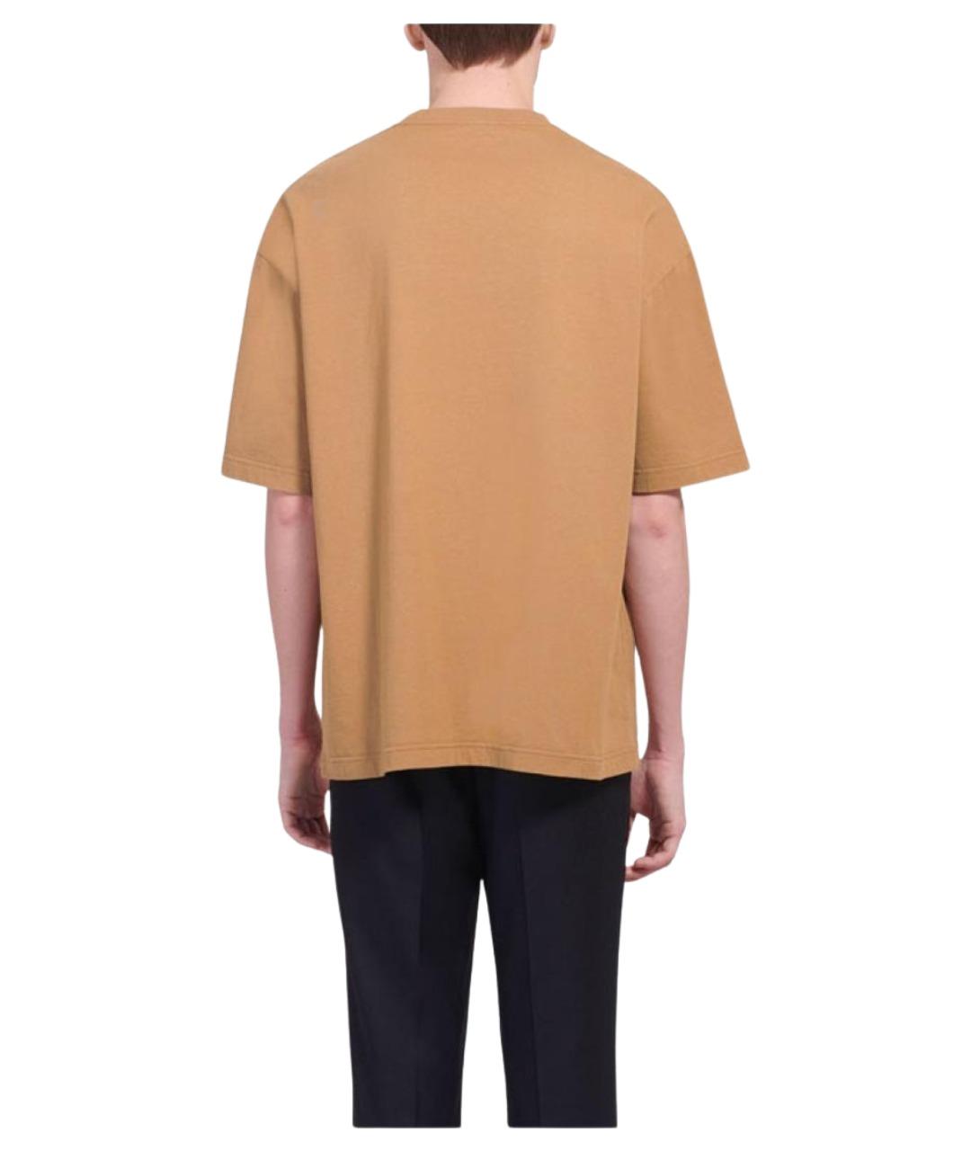 BALENCIAGA Бежевая футболка, фото 3