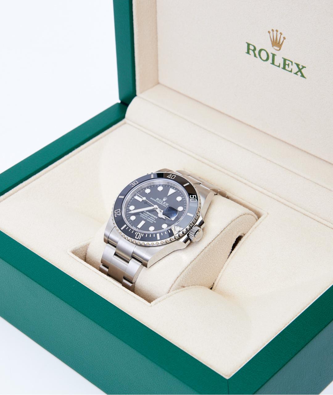 ROLEX Серебряные часы, фото 5