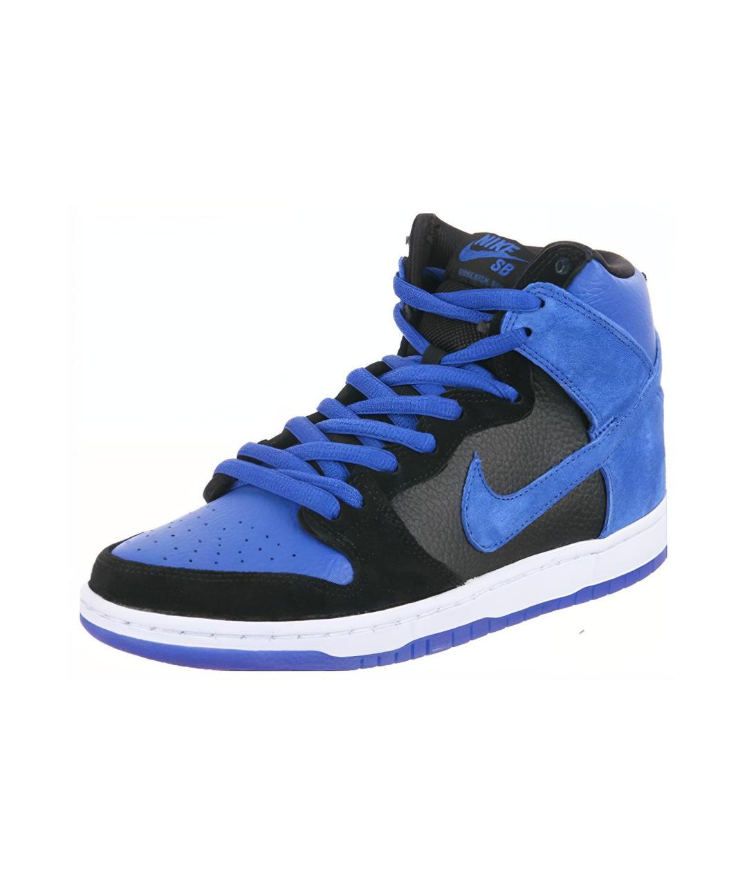NIKE Синие высокие кроссовки / кеды, фото 3