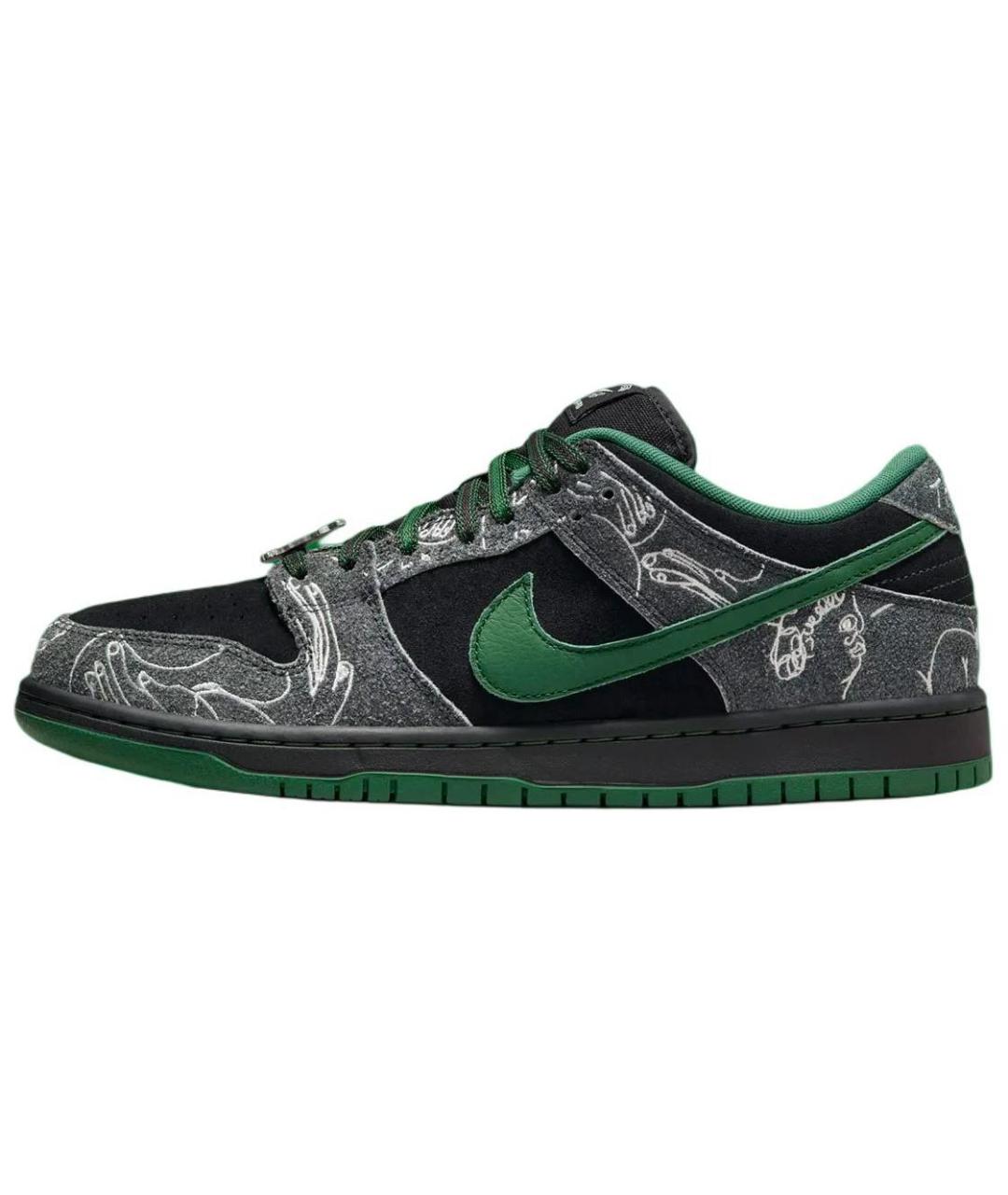 NIKE Зеленые кроссовки, фото 3