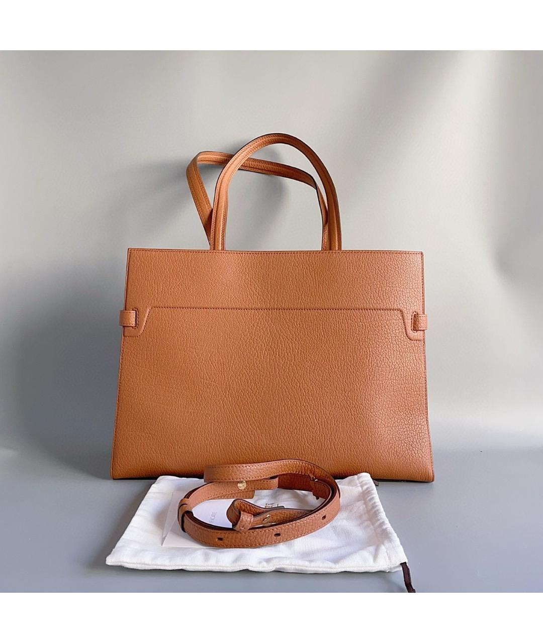 DELVAUX Коричневая кожаная сумка тоут, фото 2