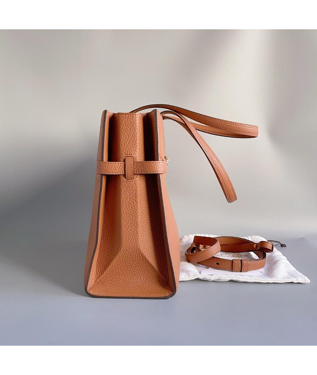 DELVAUX Коричневая кожаная сумка тоут, фото 4