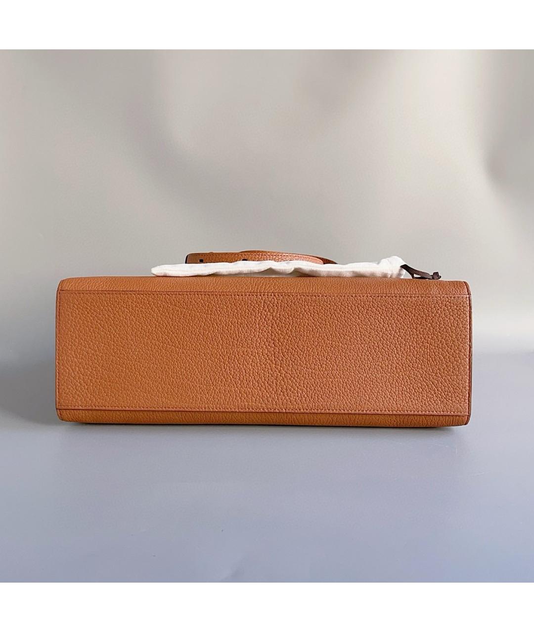 DELVAUX Коричневая кожаная сумка тоут, фото 5