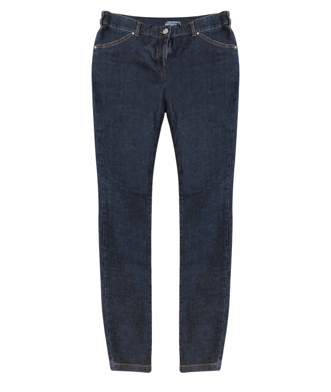 BALENCIAGA Темно-синие прямые джинсы, фото 1