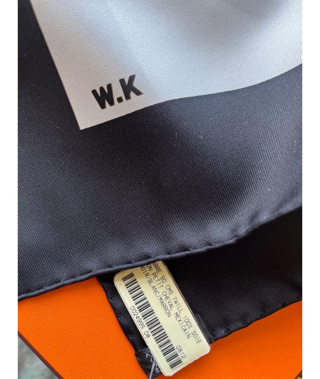 HERMES Мульти шелковый платок, фото 4