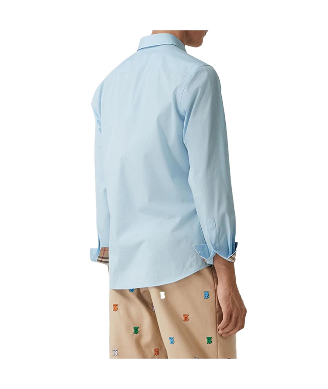 BURBERRY Голубая футболка, фото 3