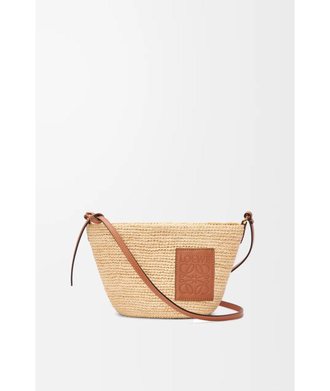 LOEWE Бежевая сумка тоут, фото 6