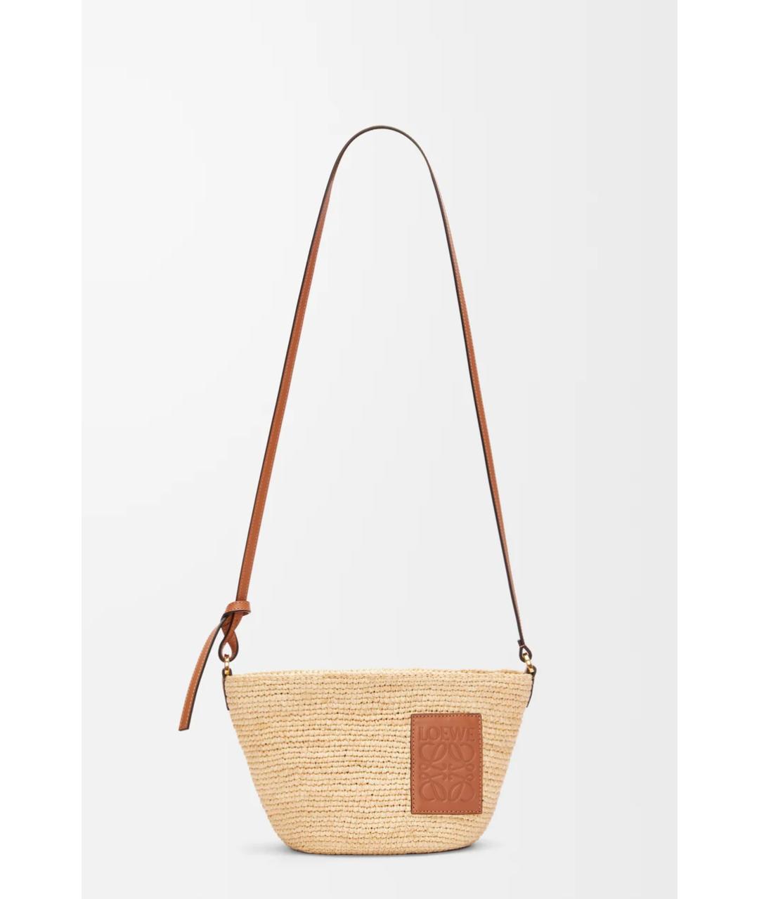 LOEWE Бежевая сумка тоут, фото 5