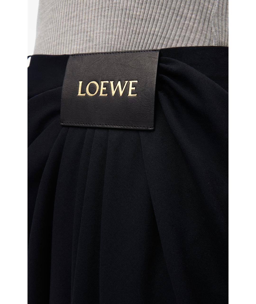LOEWE Темно-синие прямые брюки, фото 5