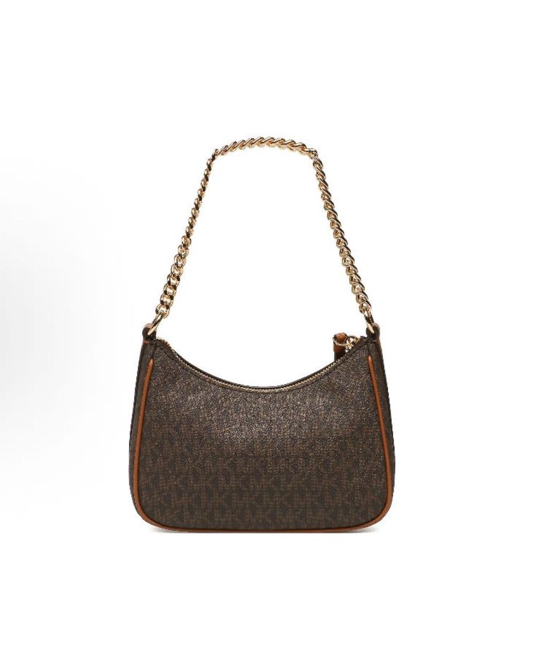 MICHAEL KORS Коричневая сумка с короткими ручками из искусственной кожи, фото 3