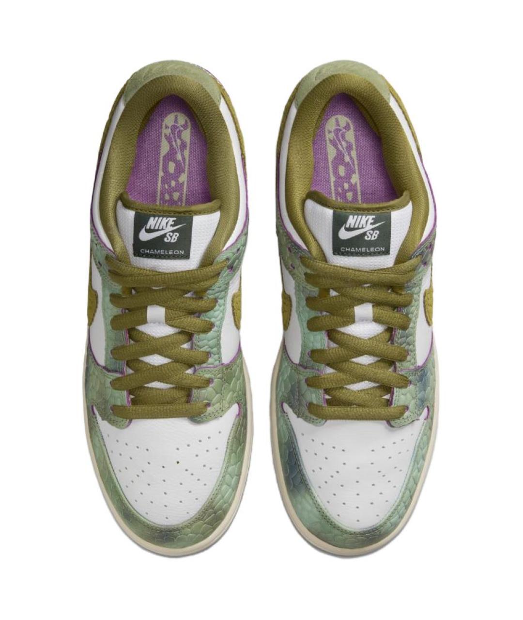 NIKE Зеленые кроссовки, фото 4