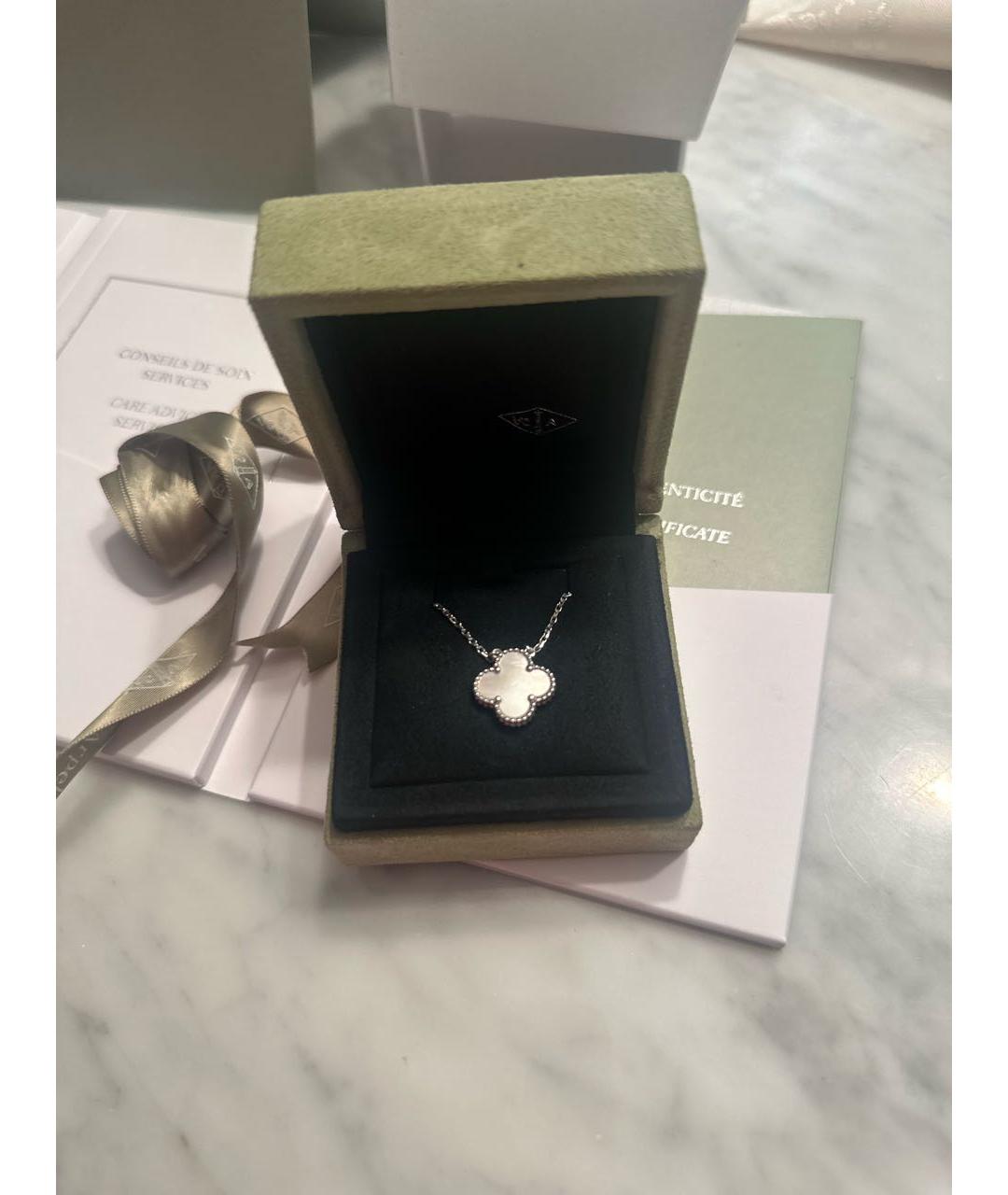 VAN CLEEF & ARPELS Белая подвеска из белого золота, фото 4