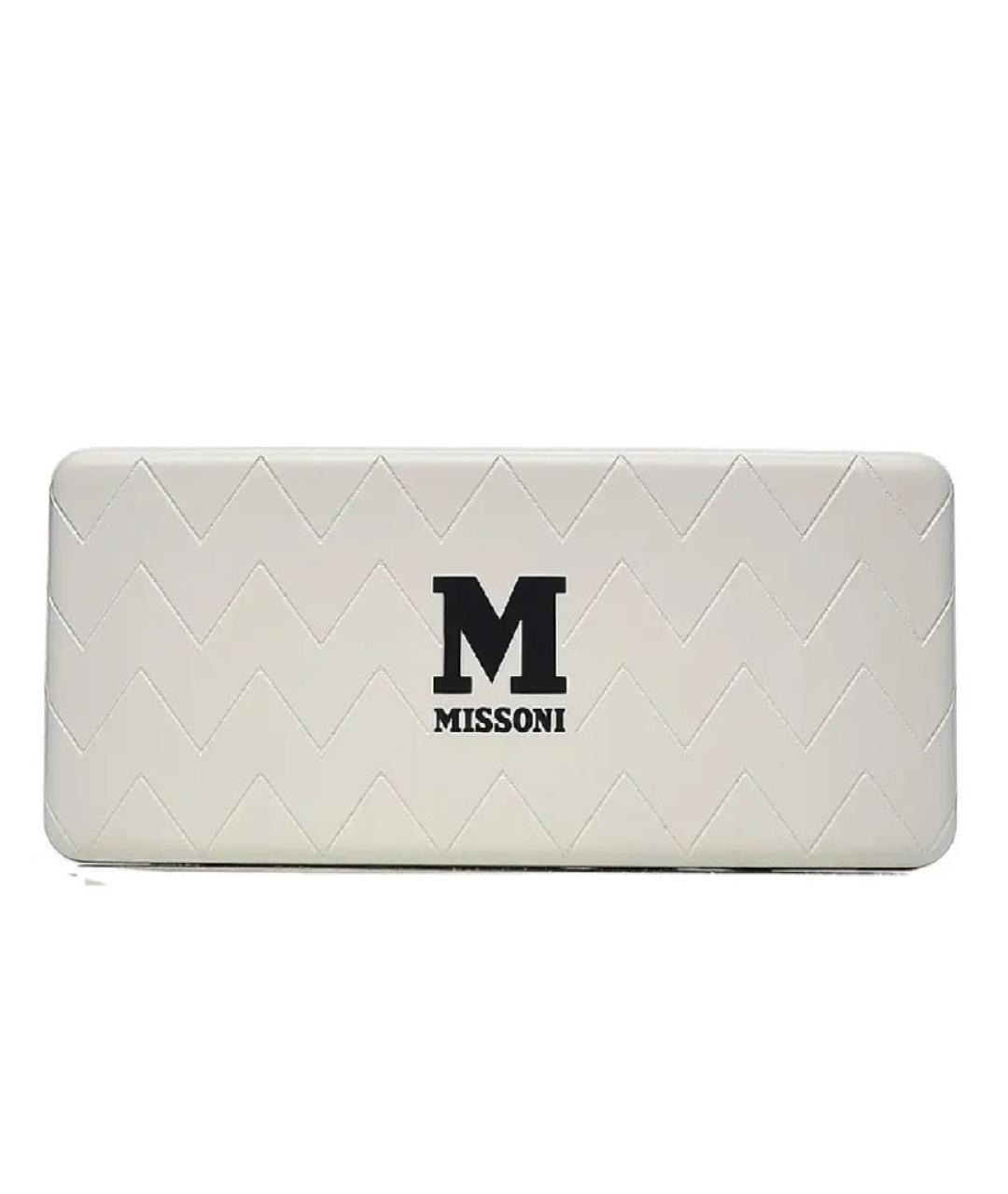 M MISSONI Бордовые пластиковые солнцезащитные очки, фото 5