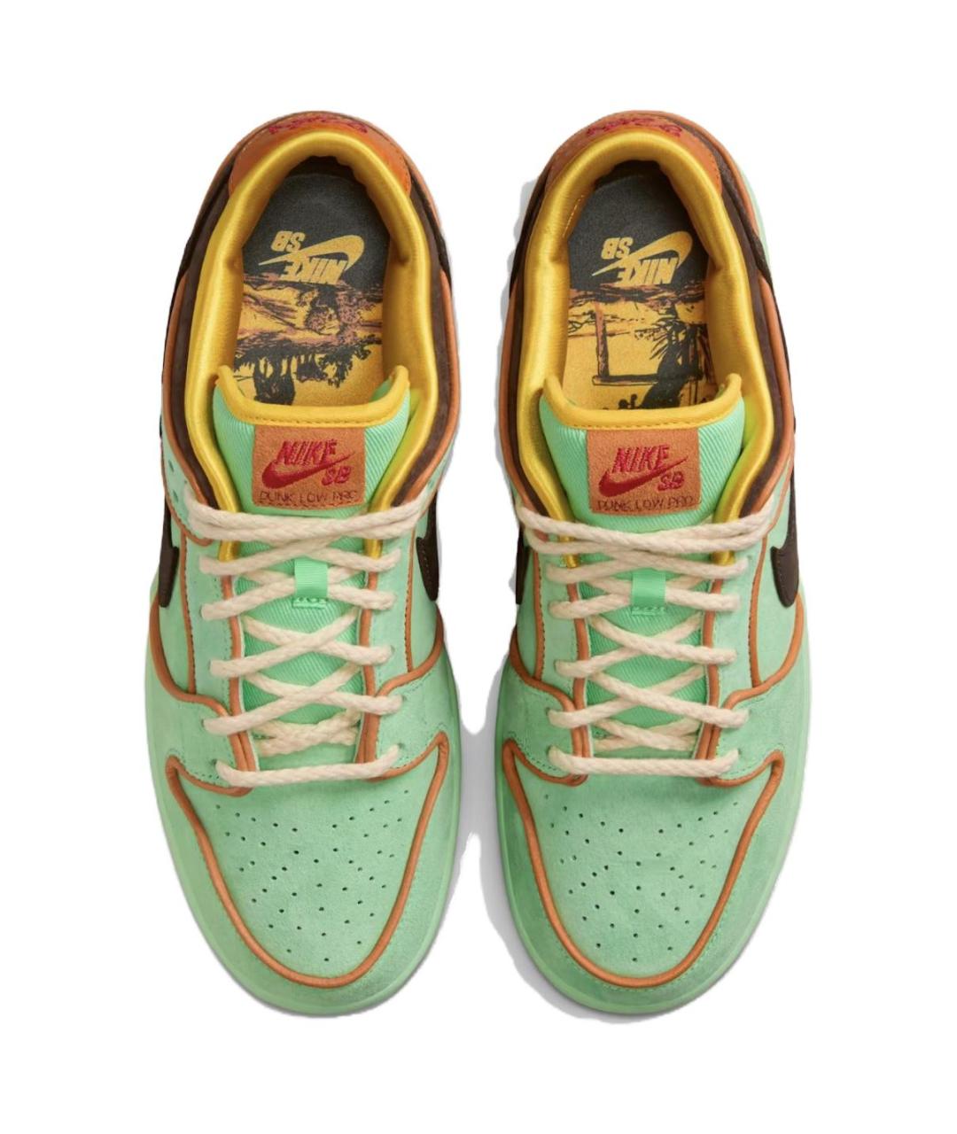 NIKE Зеленые кроссовки, фото 4