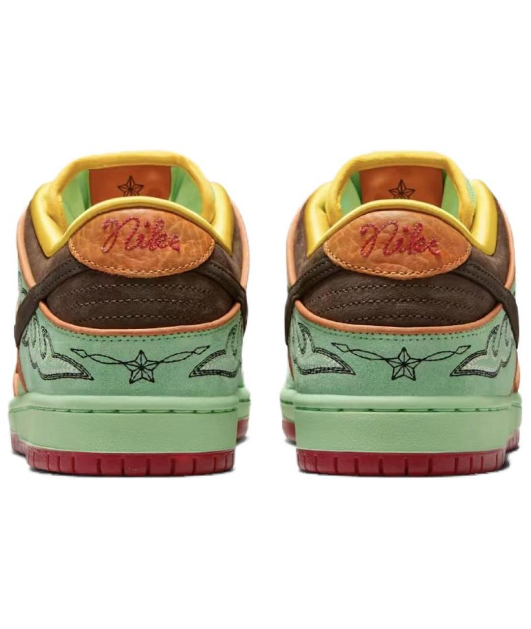 NIKE Зеленые кроссовки, фото 5