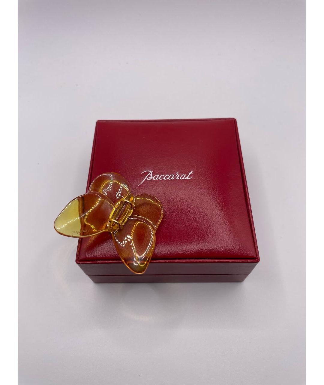 BACCARAT Желтая брошь из розового золота, фото 5