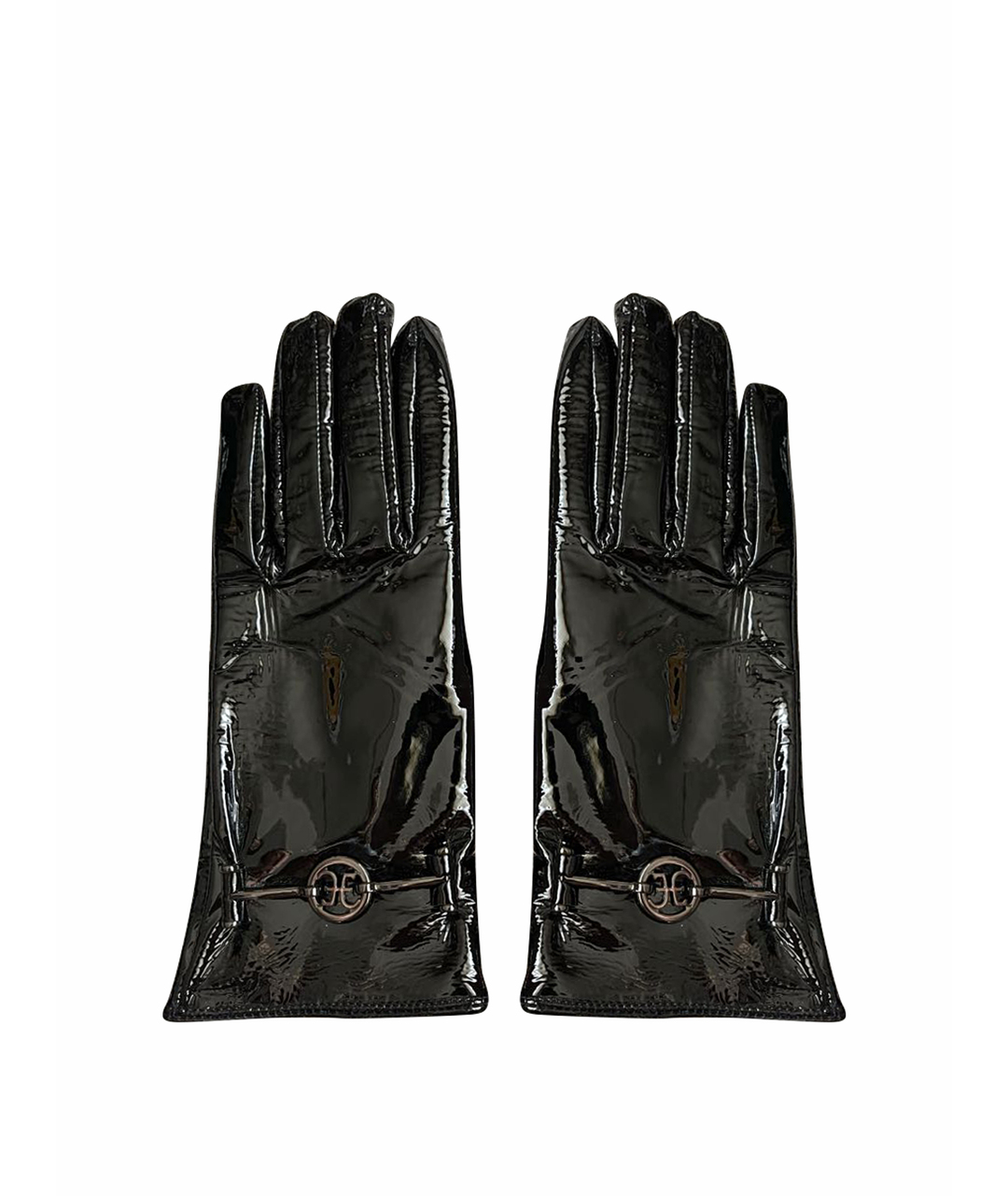 FABI Черные кожаные перчатки, фото 1