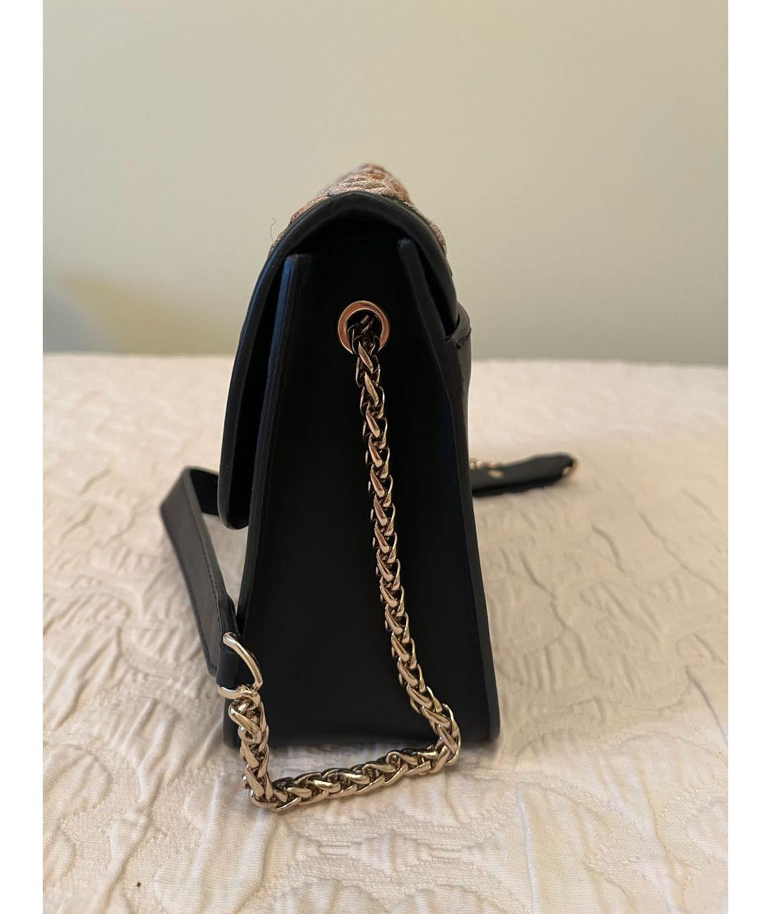FURLA Черная кожаная сумка через плечо, фото 2