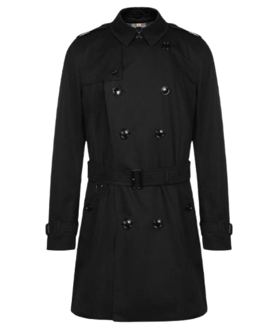 BURBERRY Черный тренч / плащ, фото 1