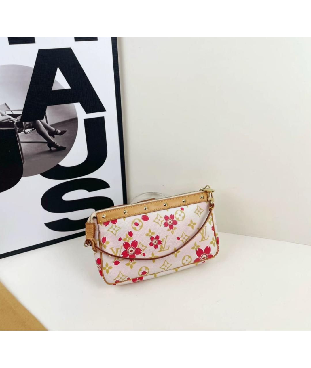 LOUIS VUITTON Розовая сумка с короткими ручками, фото 6