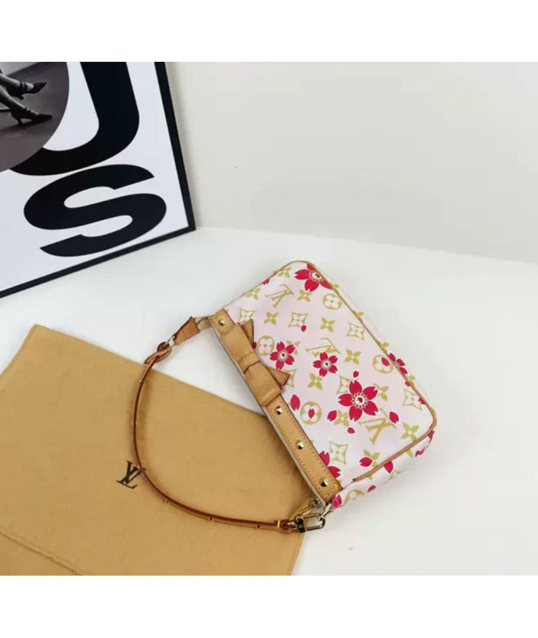 LOUIS VUITTON Розовая сумка с короткими ручками, фото 4