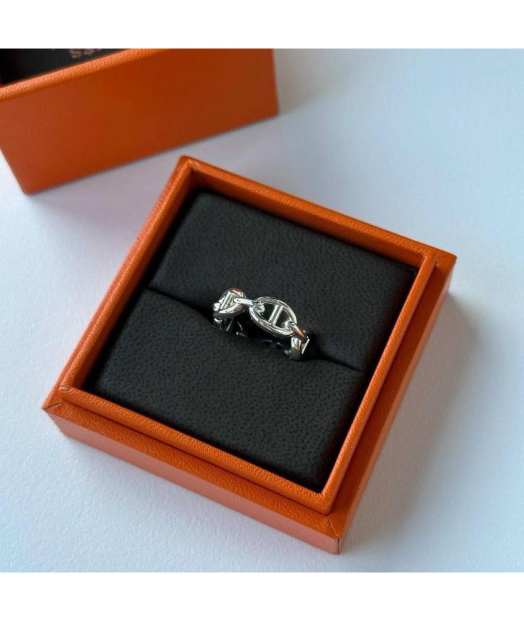 HERMES Серебряное серебряное кольцо, фото 3