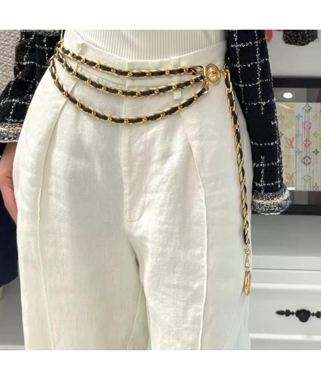 CHANEL Черный ремень, фото 5