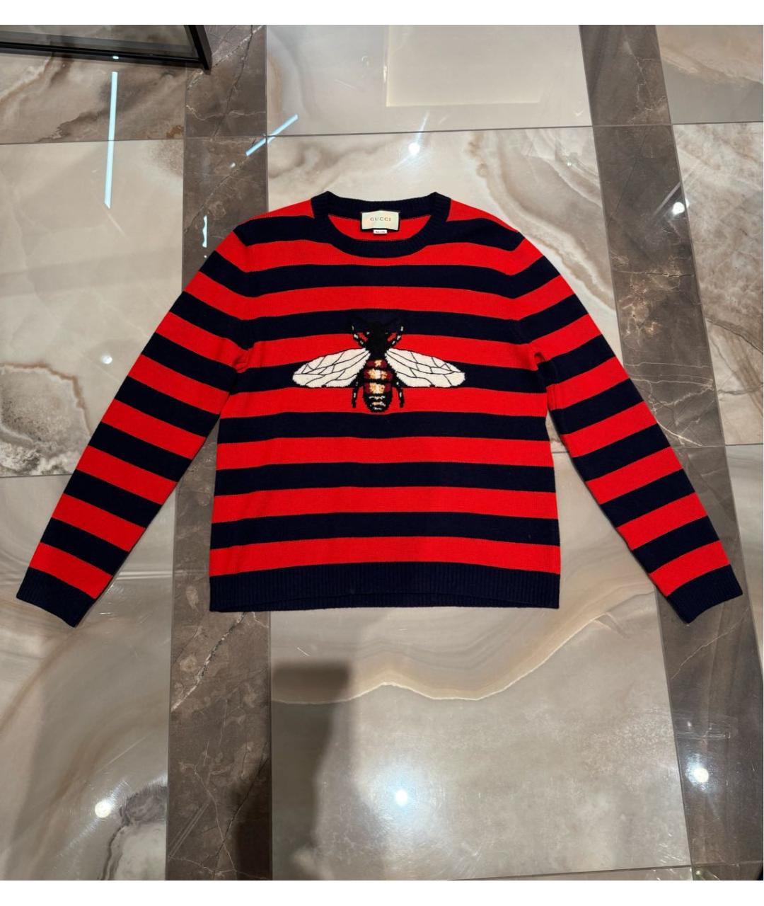 GUCCI Красный джемпер / свитер, фото 4