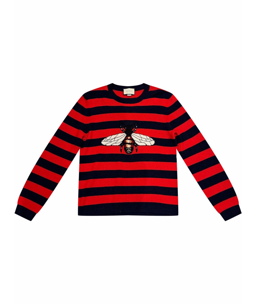 GUCCI Красный джемпер / свитер, фото 1