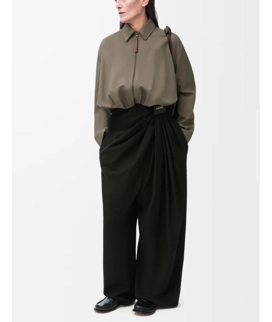 LOEWE Хаки хлопковая куртка, фото 3