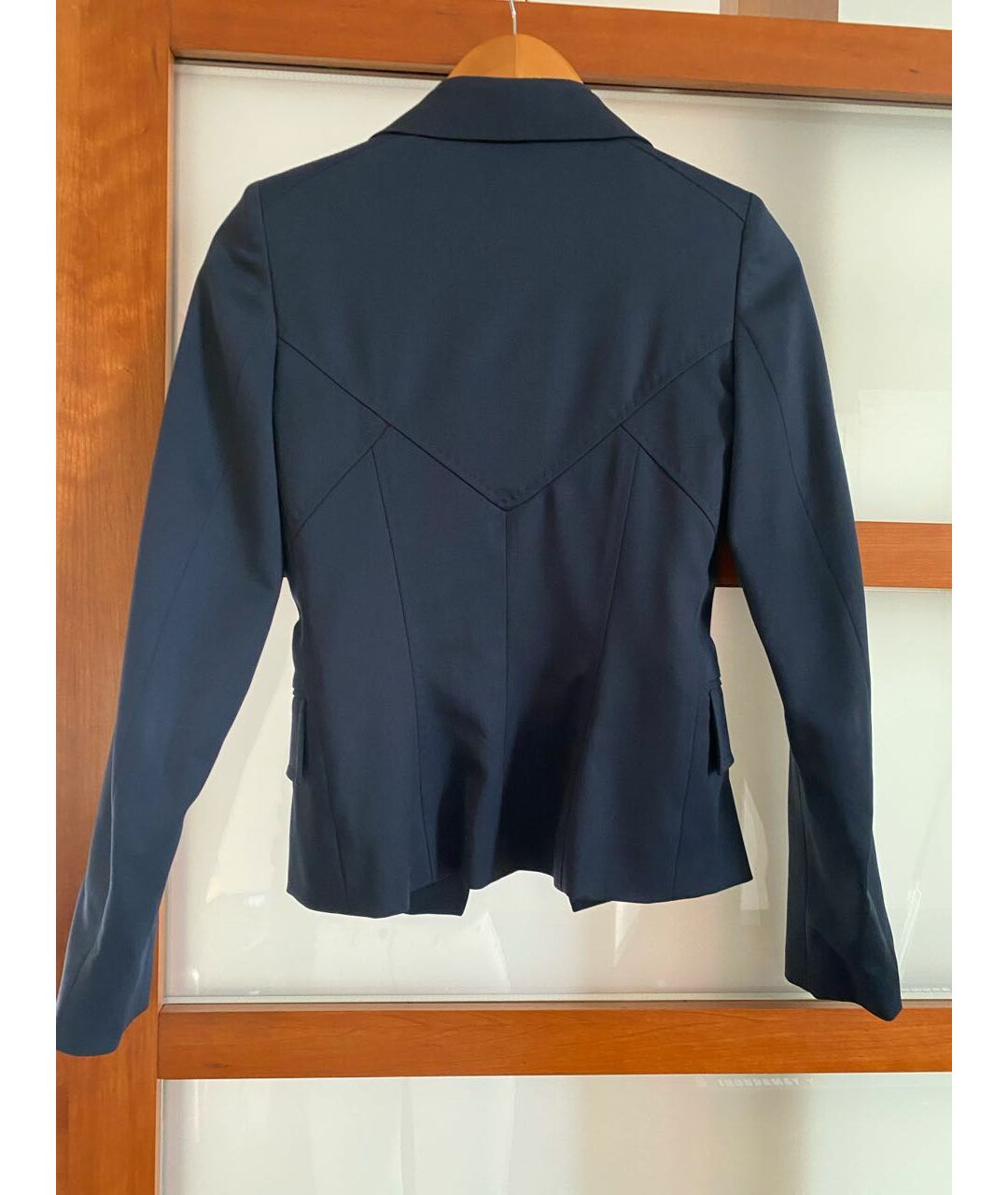 VERSACE COLLECTION Темно-синий шерстяной жакет/пиджак, фото 2